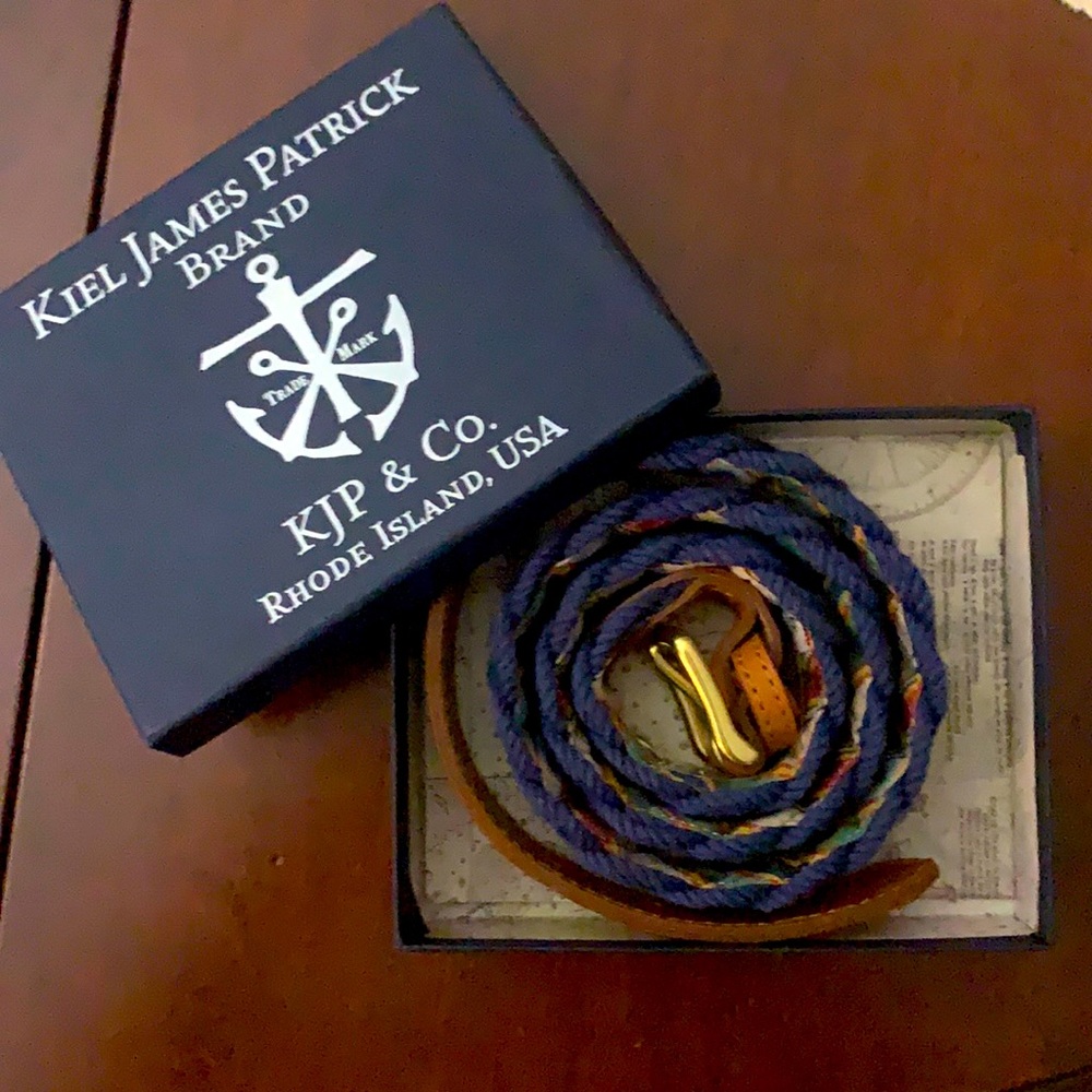 Kiel James Patrick: Nautical Men’s Belt